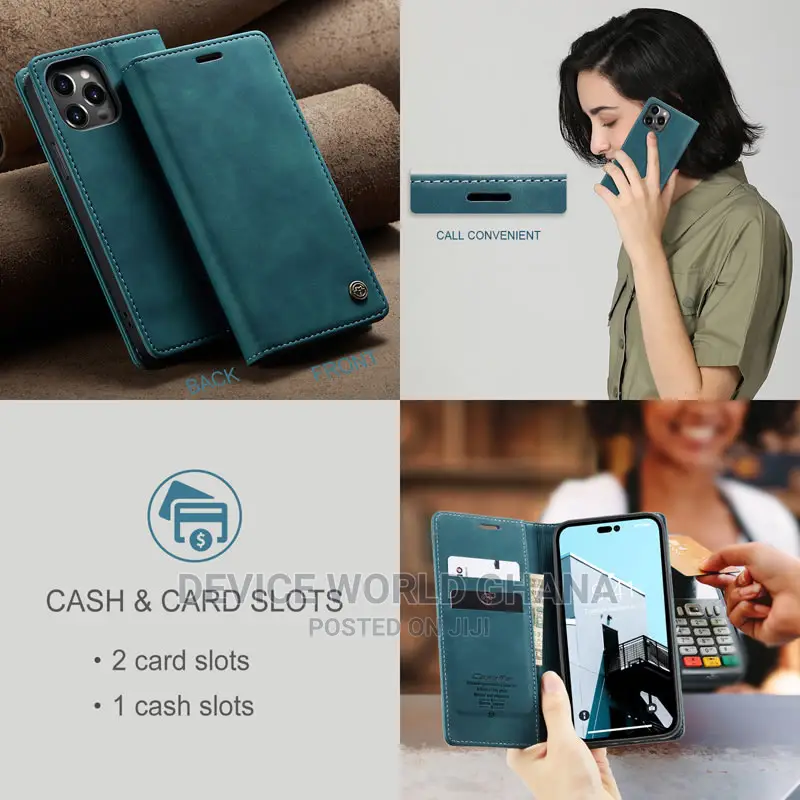Caseme Leather Flip Case Fo iPhone 15promax 15 14pmax 14p 14