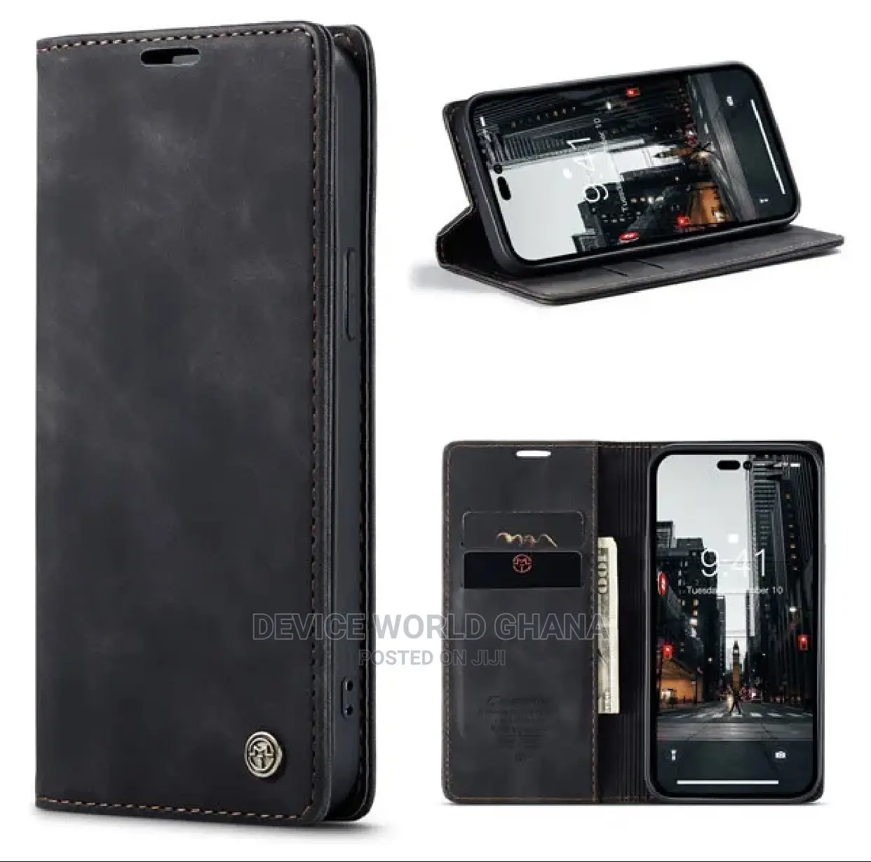 Caseme Leather Flip Case Fo iPhone 15promax 15 14pmax 14p 14