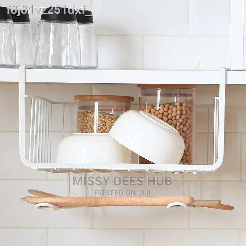 Under Shelf Wire Basket With Holder