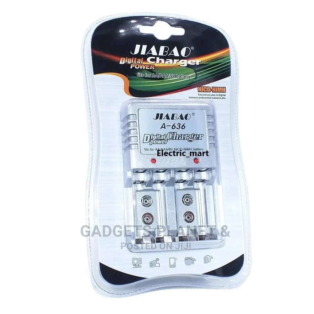 JIABAO JB-636 Rechargeable Battery Charger For AA/AAA/9V