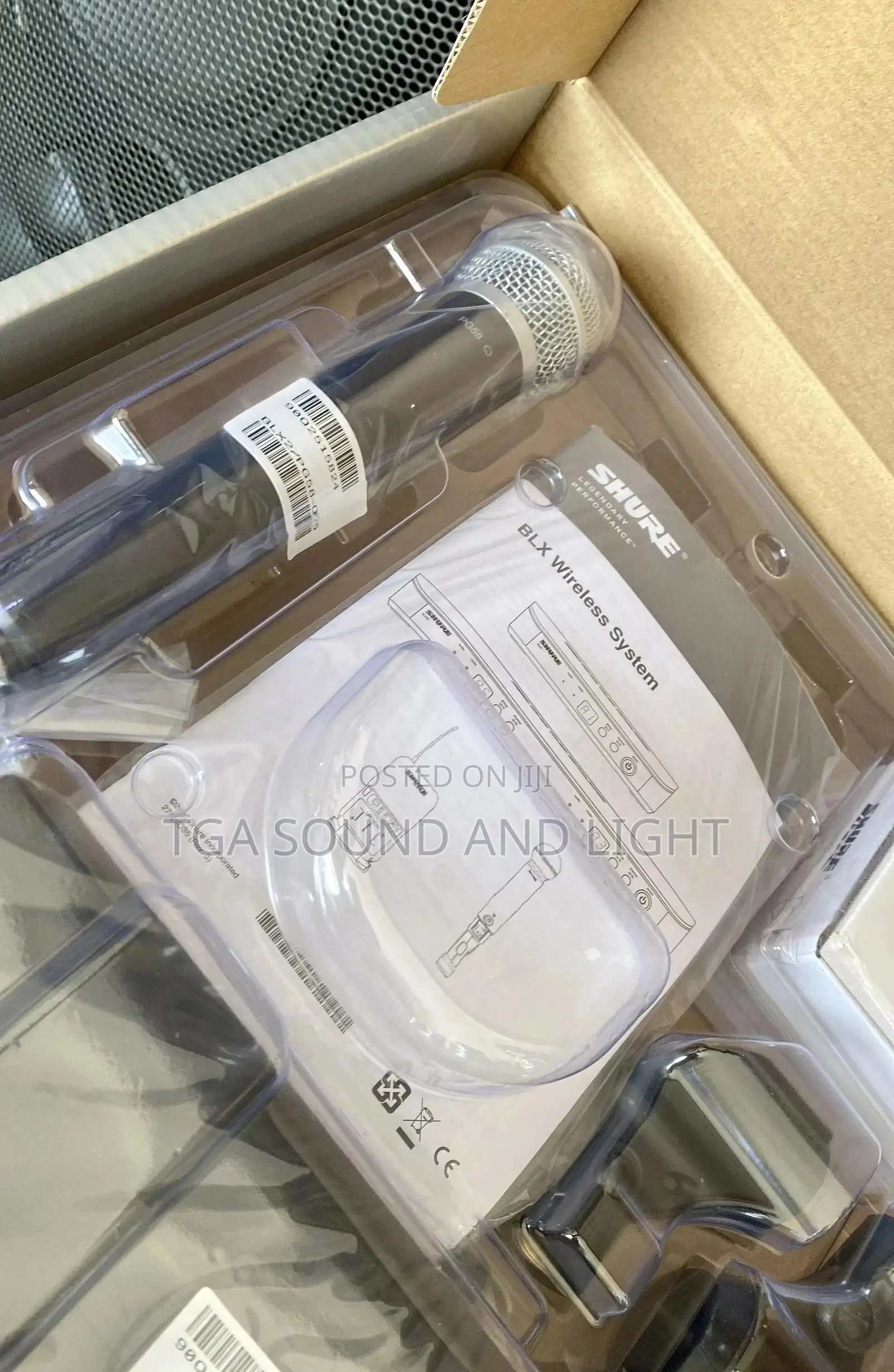 Shure PG58 Mics With BLX88 Receiver System