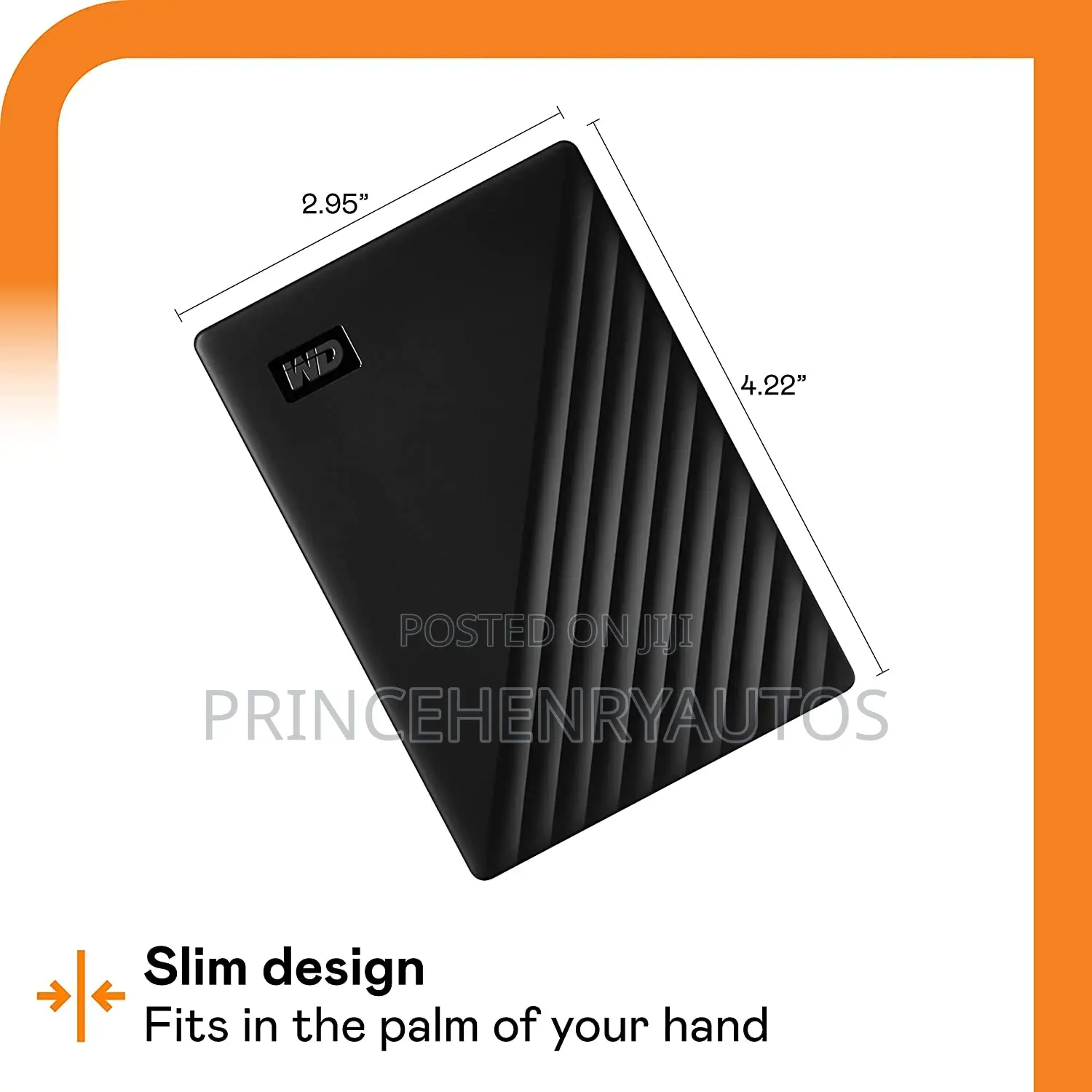 Wd 1tb My Passport Portable External Hard Drive Wdbyvg0010bb