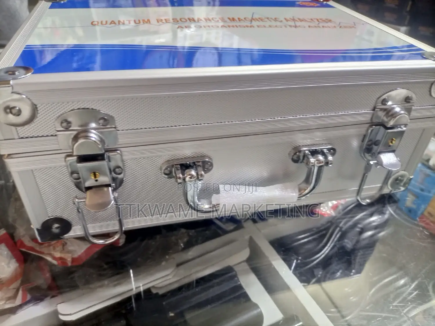 Quantum Resonance Magnetic Analyzer