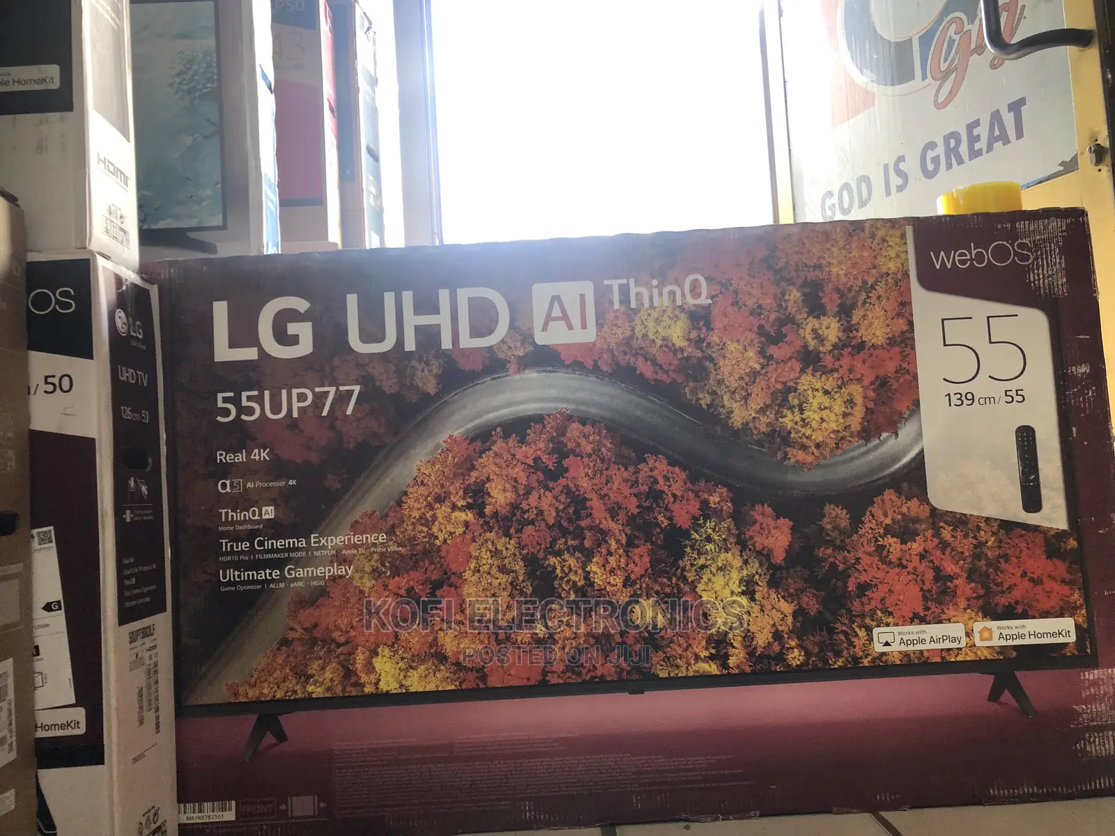 Original LG 55 ” UHD Wifi Satellite Smart Led TV 55up77