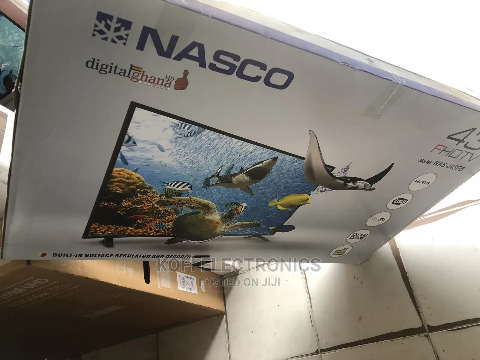 NASCO 43" LED Full HD Digital Satellite TV
