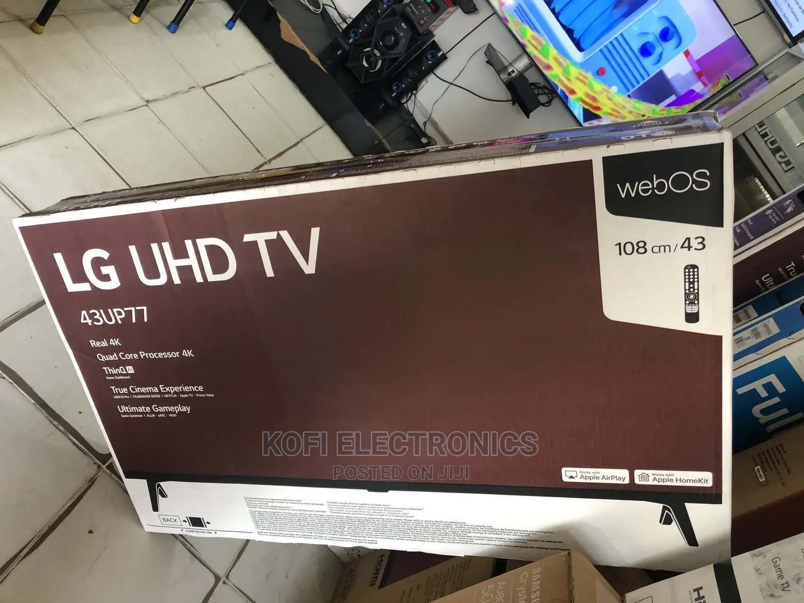 Samsung (2021) Ultra HD Smart TV - 43" Black
