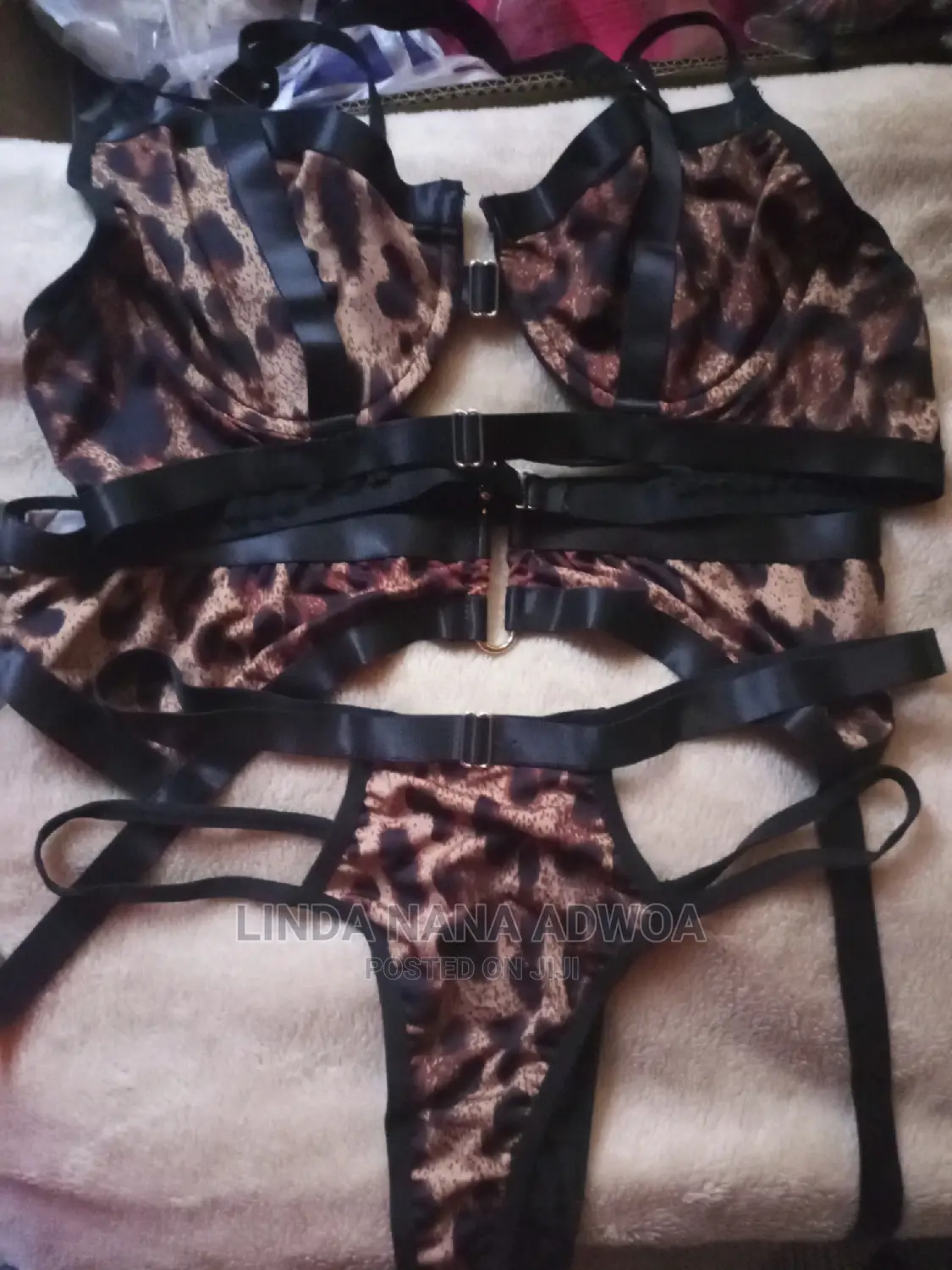 Tiger Garter Lingeries Set
