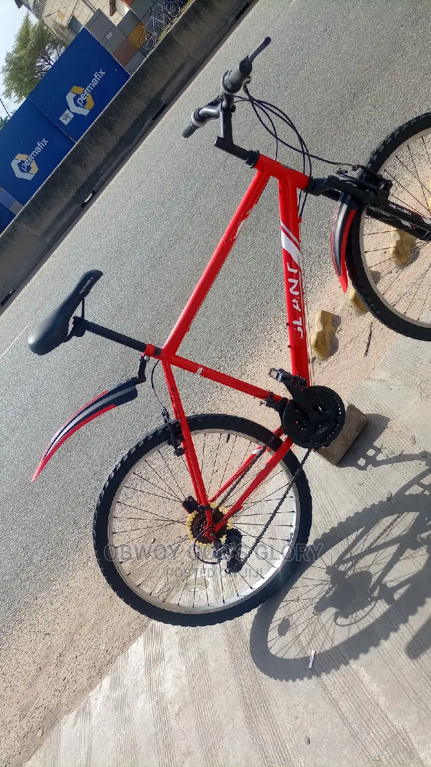 Red Sporty Mountain Bicycle
