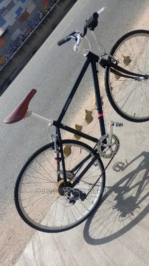 Black Sports Racer Bike
