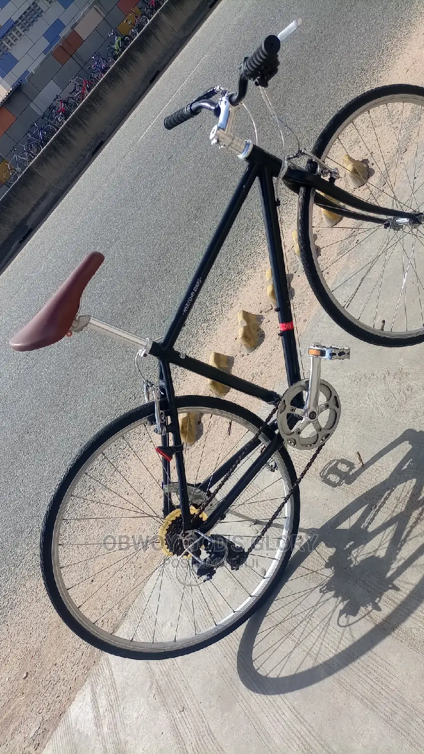 Black Sports Racer Bike