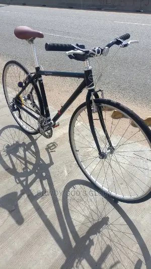 Black Sports Racer Bike