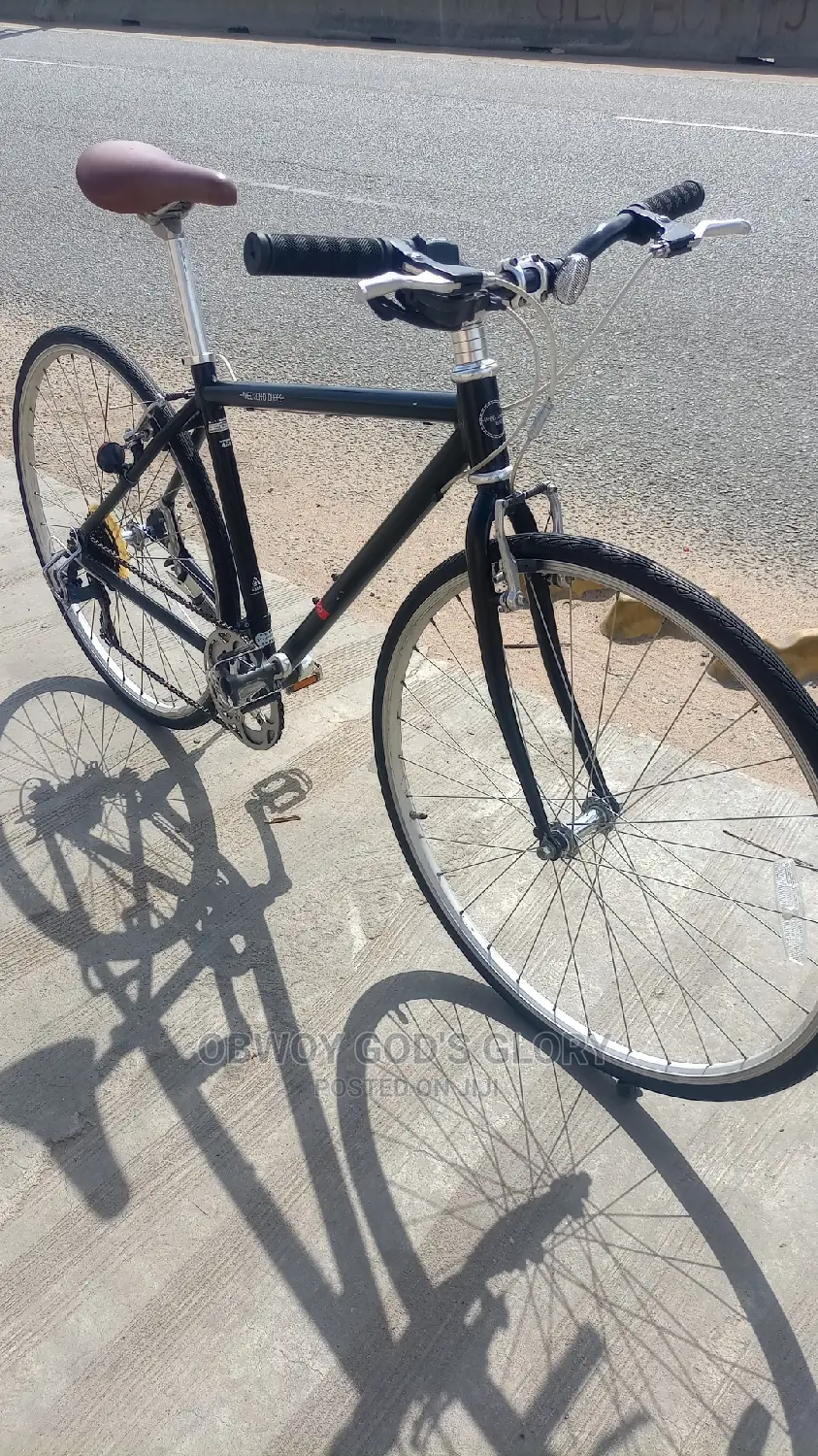 Black Sports Racer Bike
