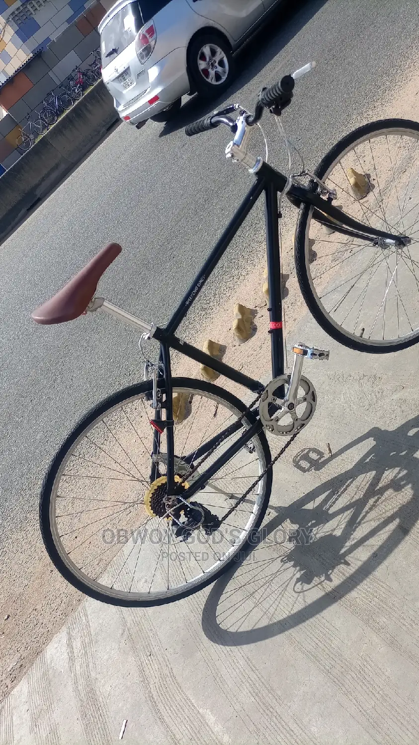 Black Sports Racer Bike