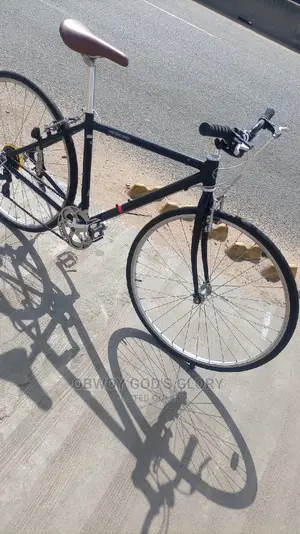Black Sports Racer Bike