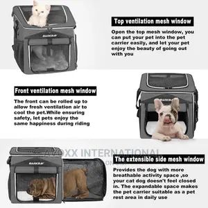 BARKBAY Dogs Cats Bike Basket Carrier