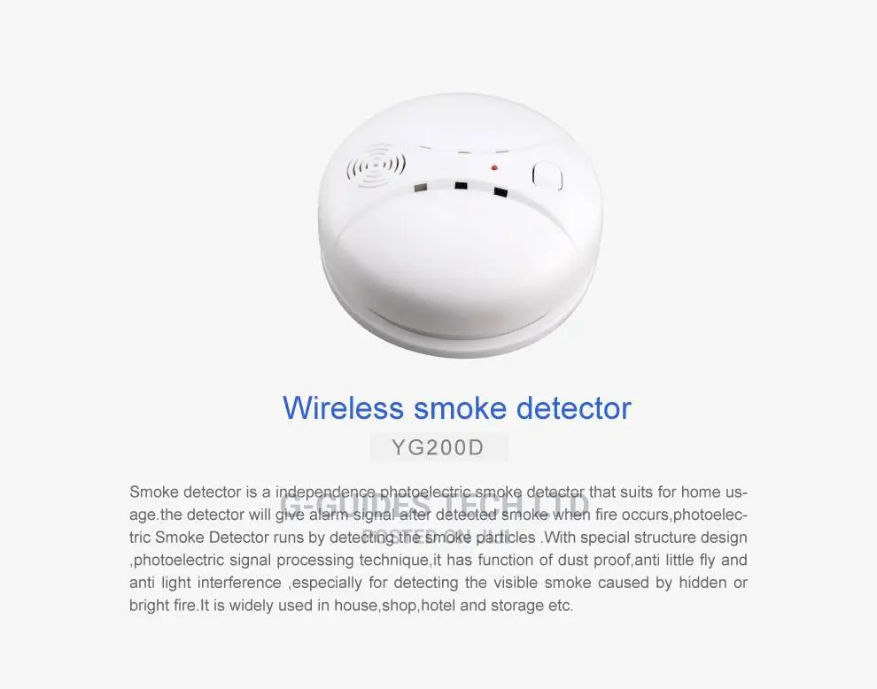 Wireless Smoke Detector,Wireless & Standalone Smoke Detector