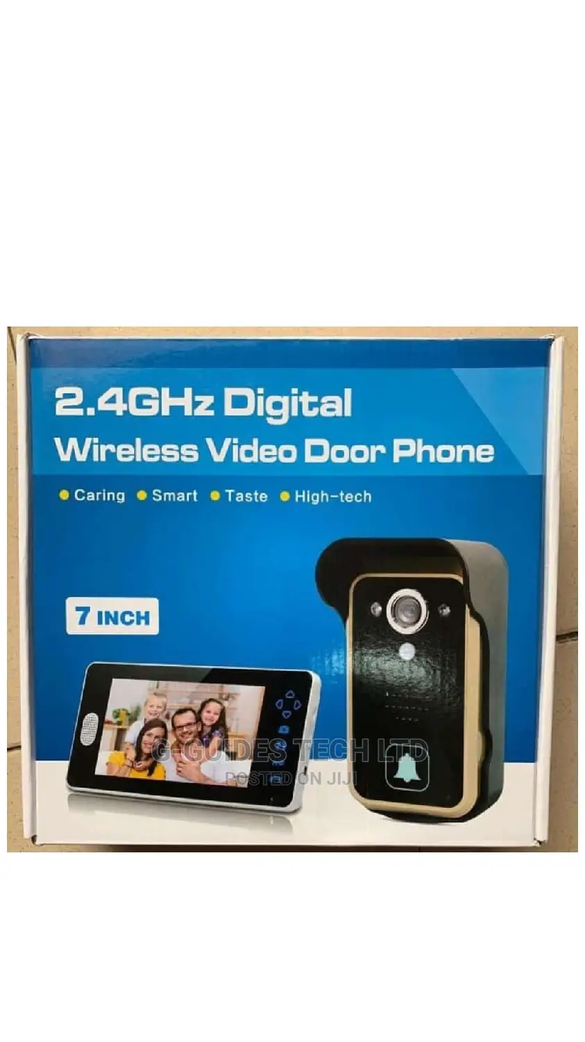 2.4ghz Digital Wireless Video Doorbell 7-Inch