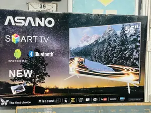 Asano 55” UHD Smart Bluetooth Led Tv + Fre Wall Mount