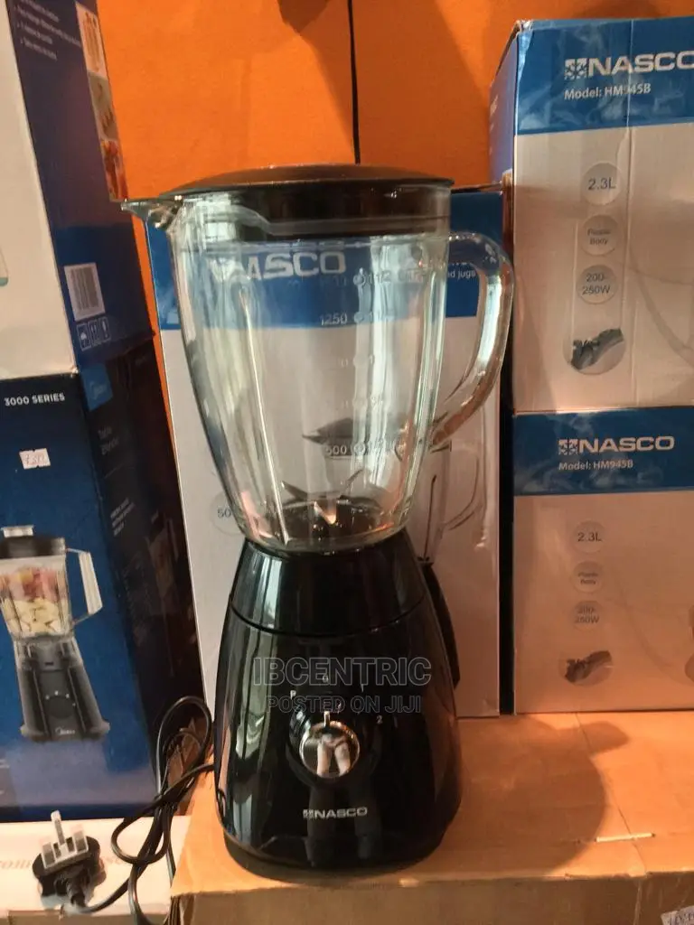 Nasco 1.5 Liters Glass Jug Blender