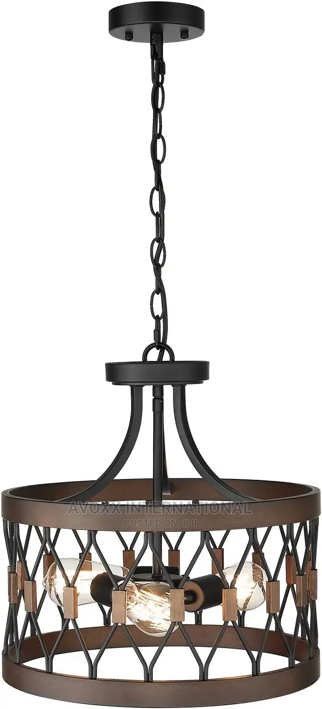 Osimir Semi-Flush Mount Ceiling Light, 3-Light Ceiling Light