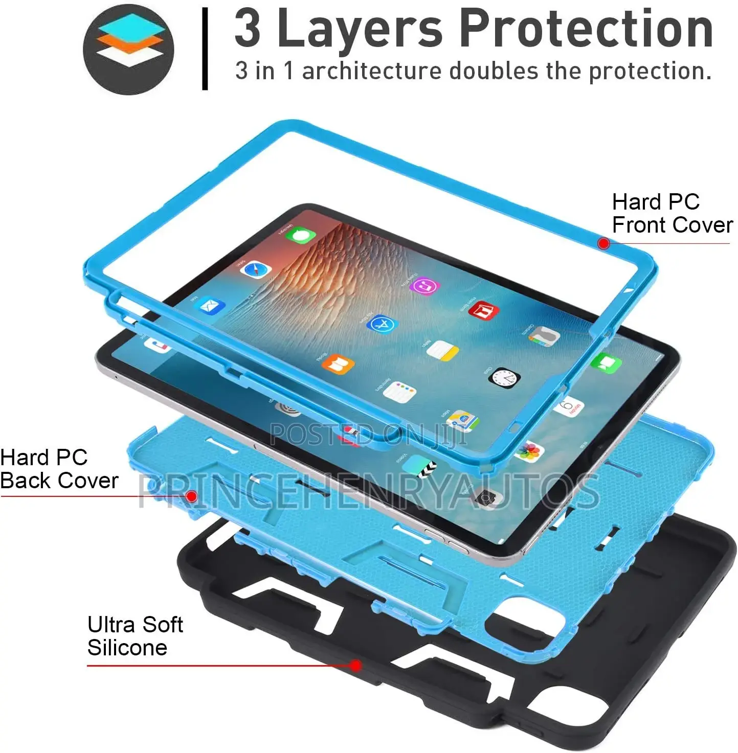 Aicase iPad Pro 11 Case 2020/2018 Rugged Hybrid Armor Case