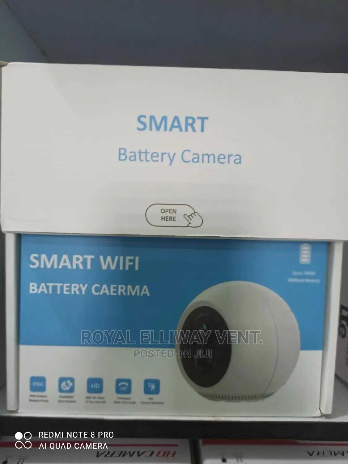 5mp Battery Powered Rechargeable Camera