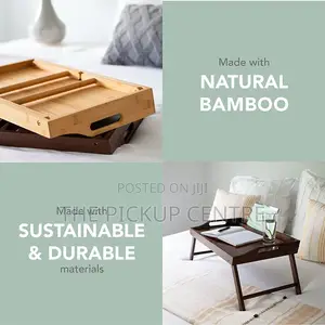 Roosie Home Media Tray Made With Natural Bamboo