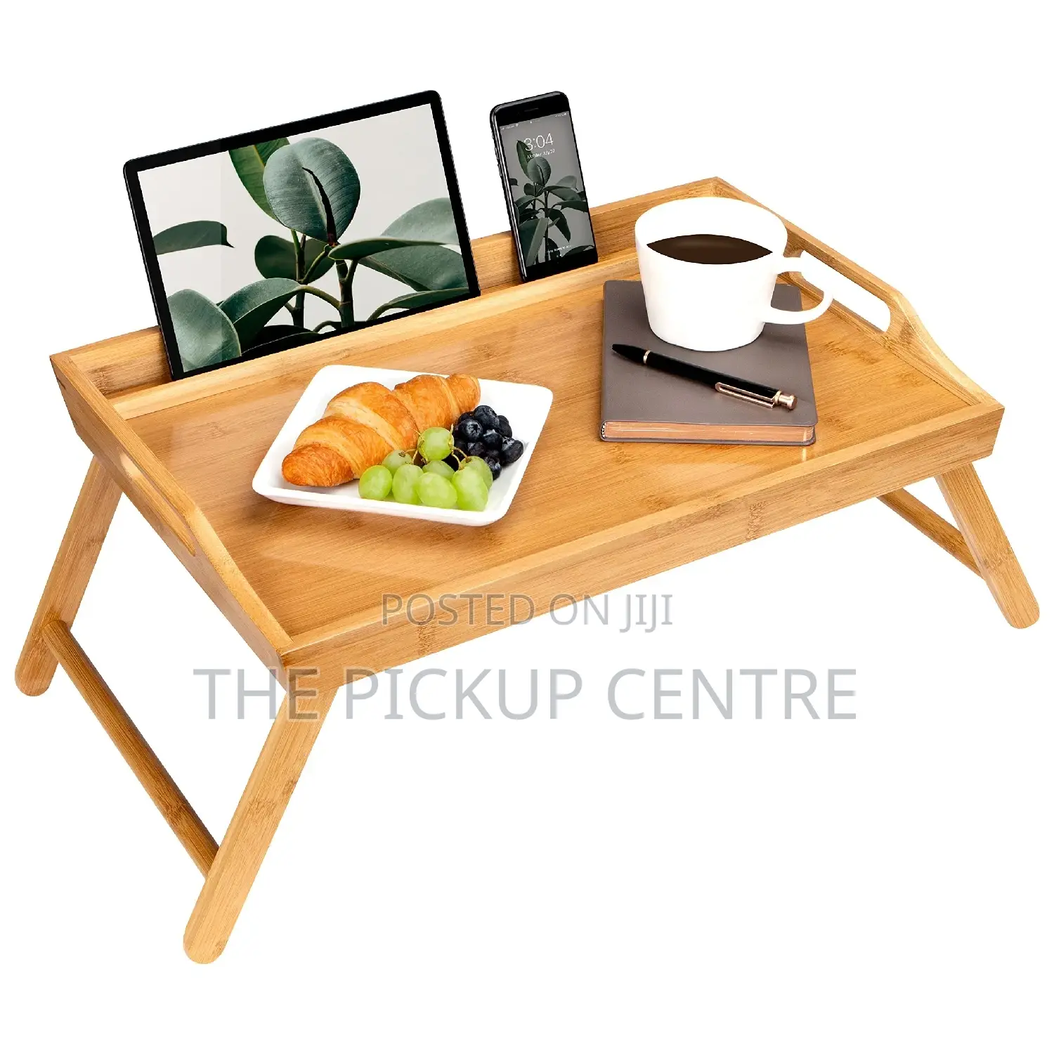 Roosie Home Media Tray Made With Natural Bamboo