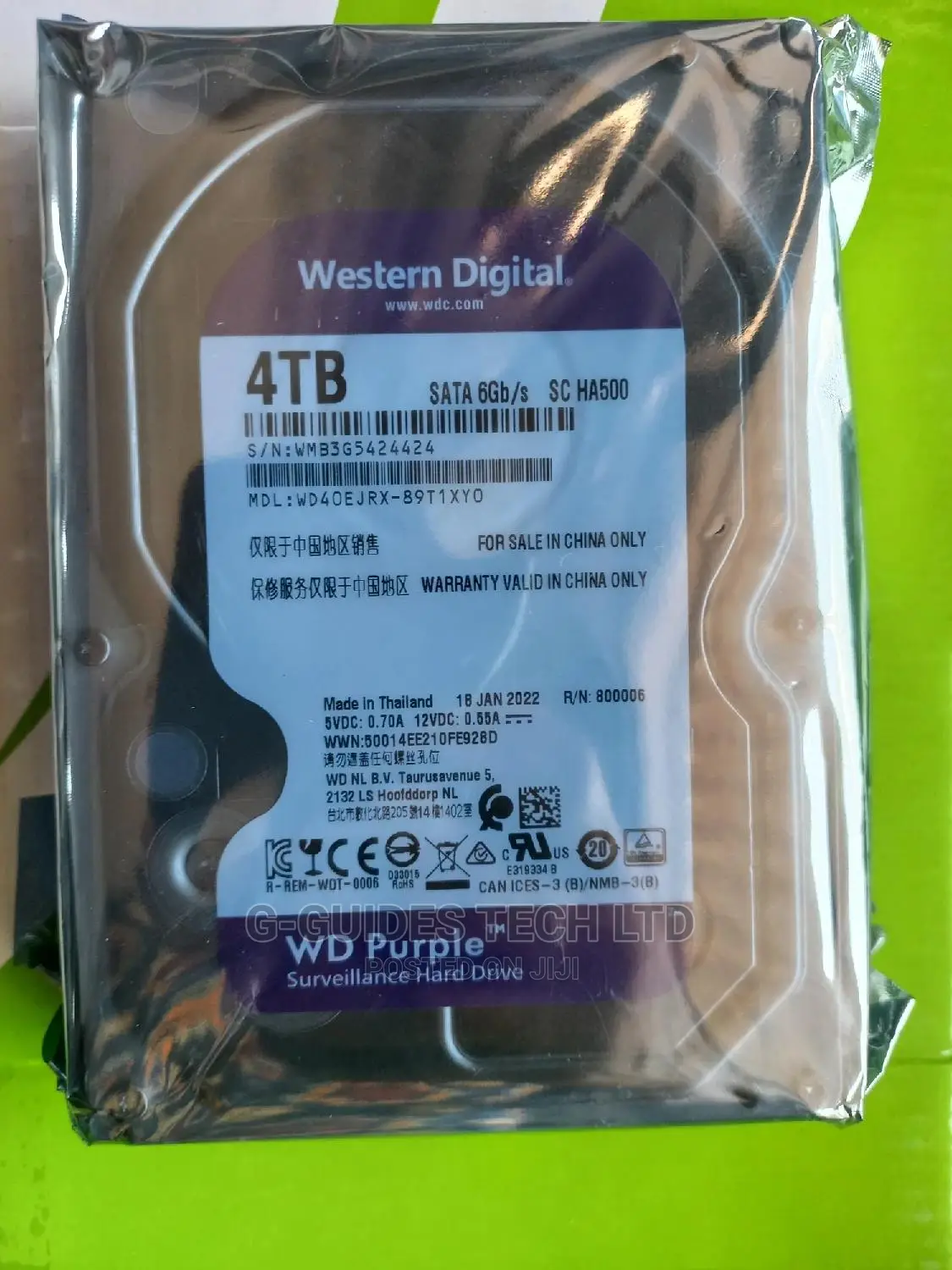4tb Wd Purple Surveillance Hard Drive