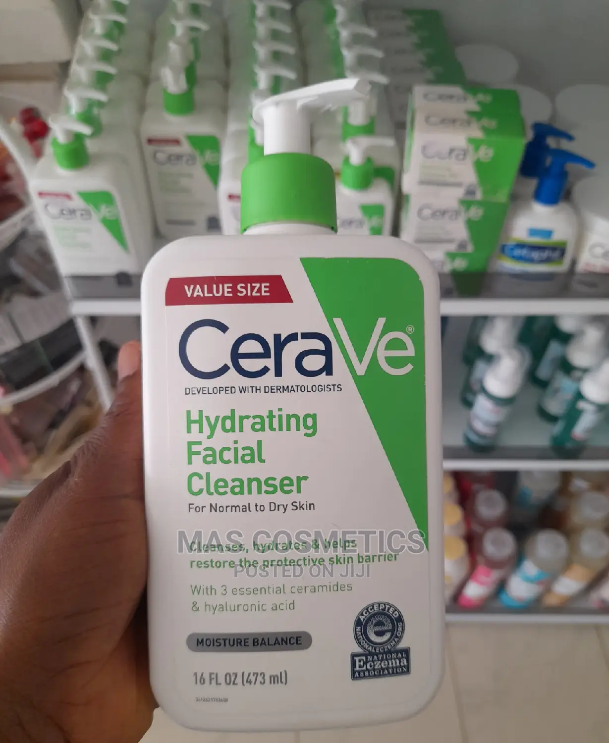 Cerave – Hydrating Cleanser for Normal to Dry Skin- 12oz