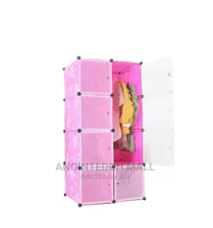 8 Cube Plastic Wardrobe