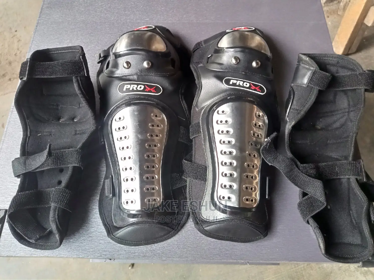 Motorcyclist Shin and Shoulder Guide