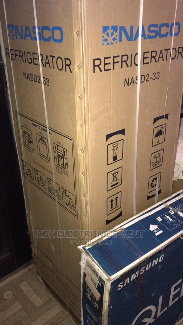Nasco 260ltr NAS233 Double Door Refrigerator