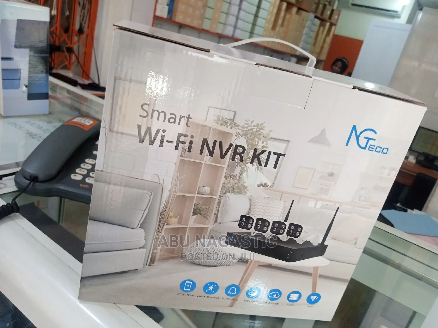 Ngteco 4 Channel 2mp Wifi NVR Kit Intelligent Camera
