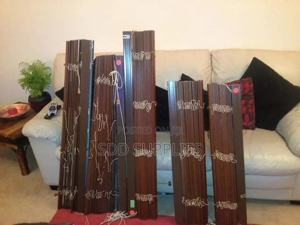 Wooden Blinds Curtains Luxurious Texture