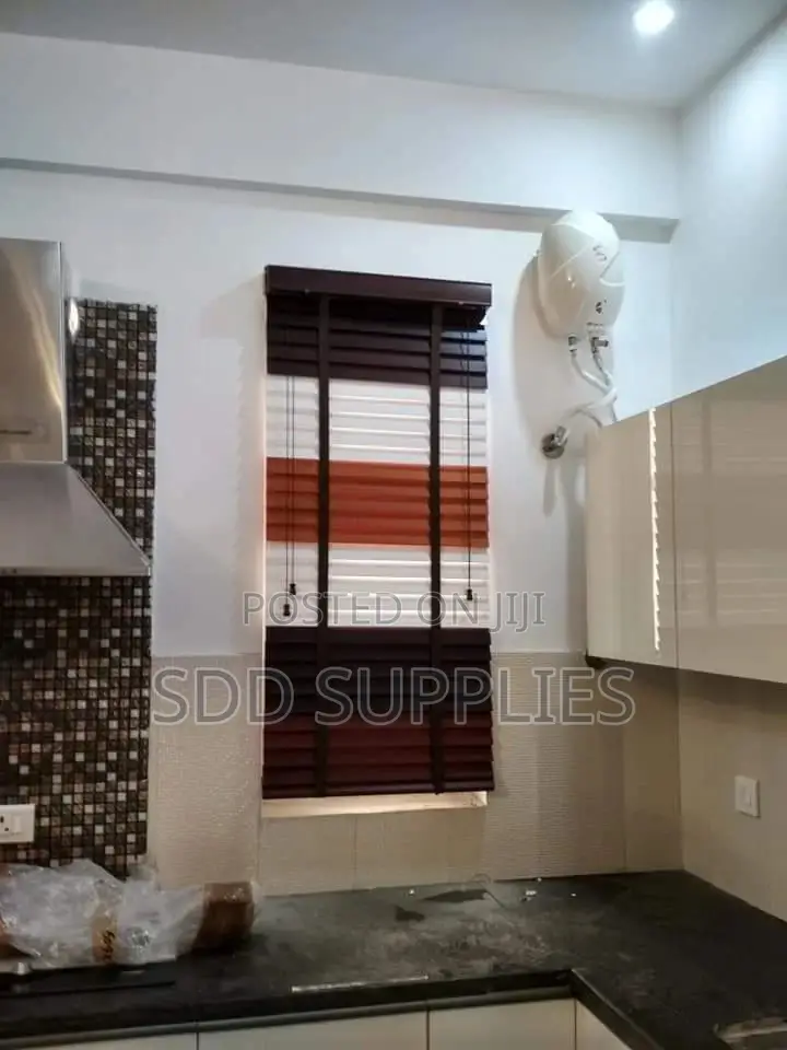 Wooden Blinds Curtains Luxurious Texture