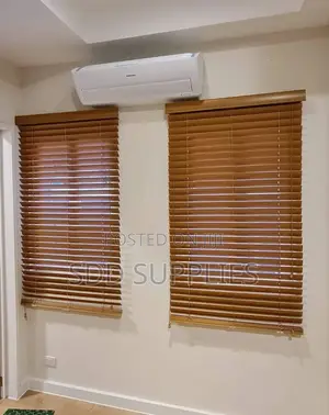 Wooden Blinds Curtains Luxurious Texture