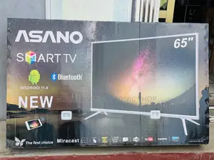 Very Durable Long Lasting Asano 65” UHD4K Smart Android Tv