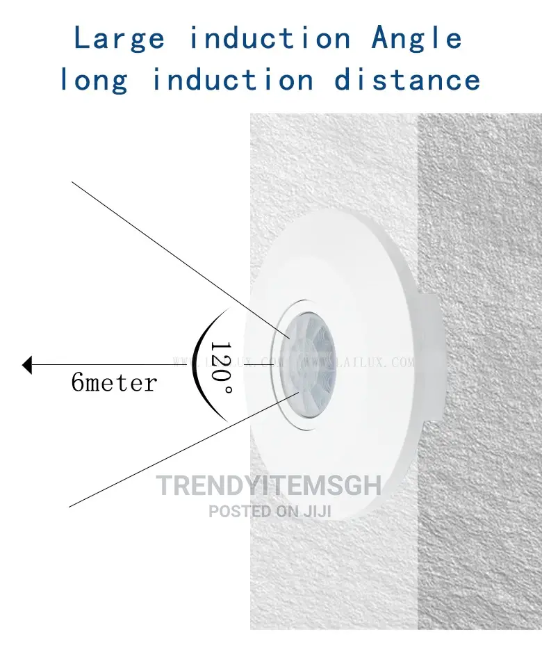 PIR Motion Sensor Light Switch AC 220V Time Delay Adjustable