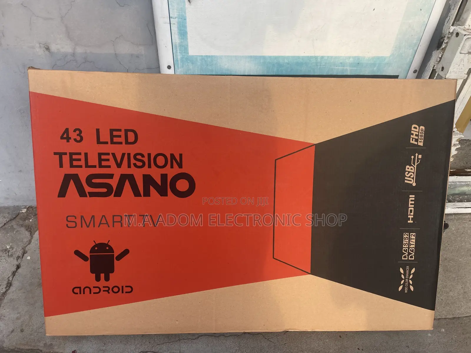 Brand New Asano 43” Smart Android Led Tv