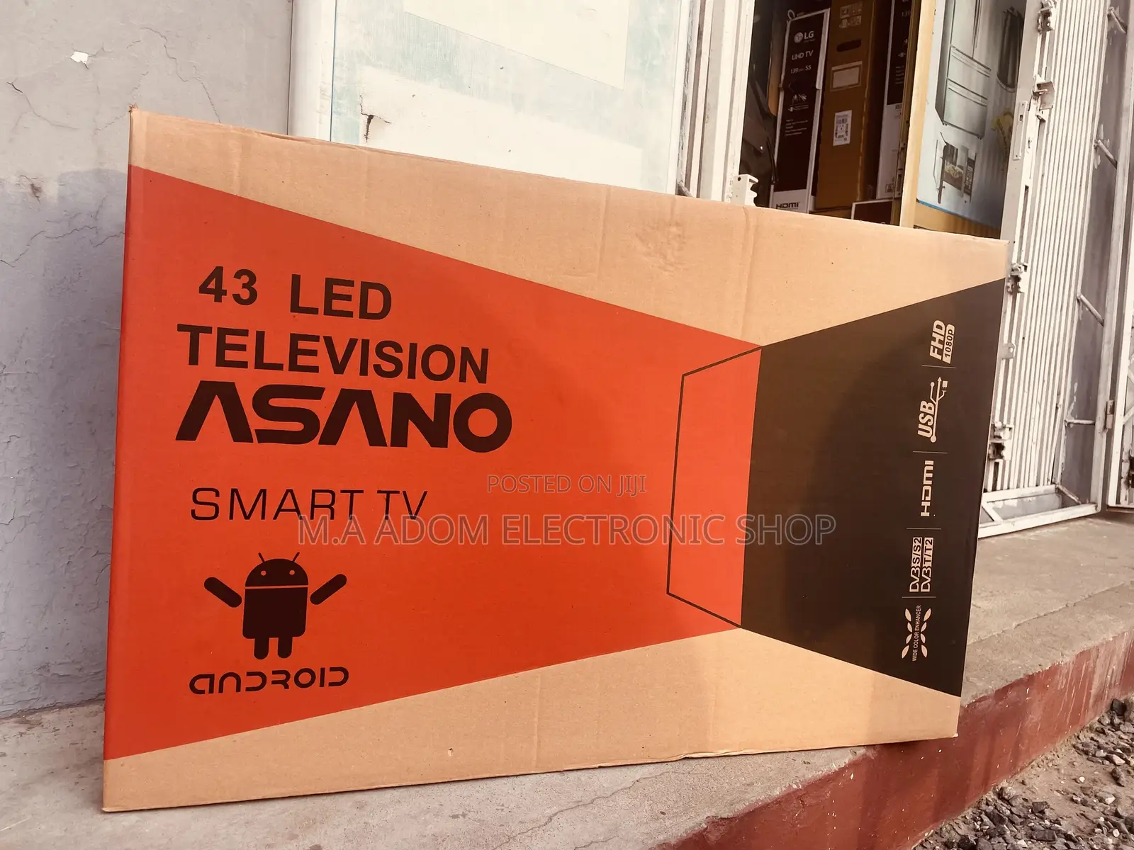 Fresh in Box Asano 43” Smart Android