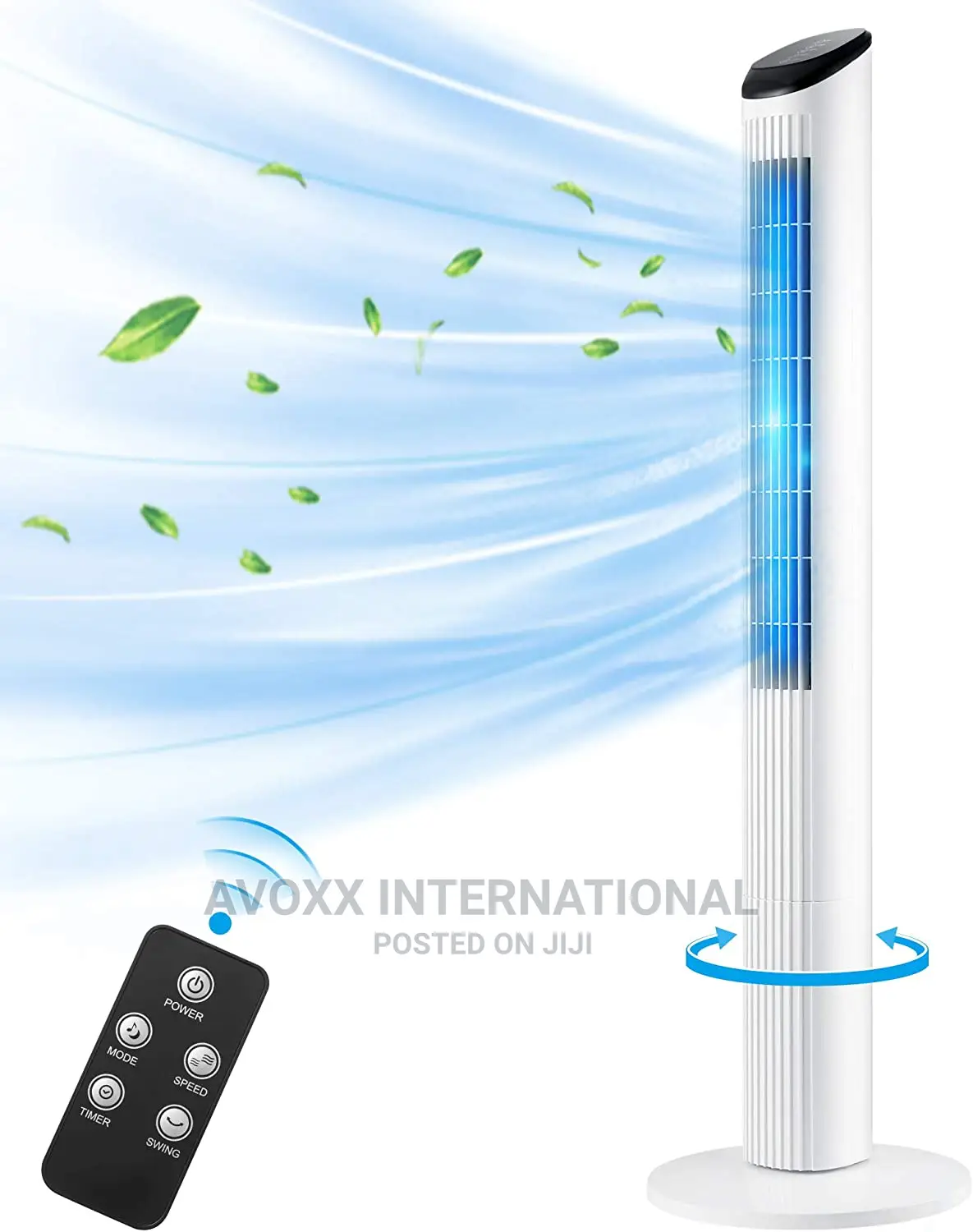 LENSOUL 36"Oscillating Tower Fan (TF02) 3 Mode 3 Speed