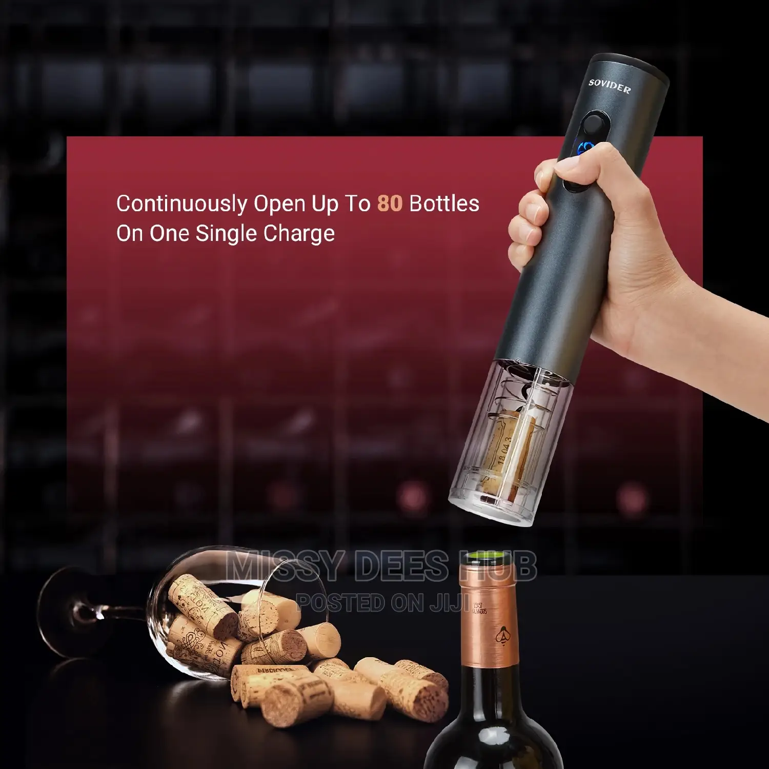 2in1 Wine Opener - Battery Operated