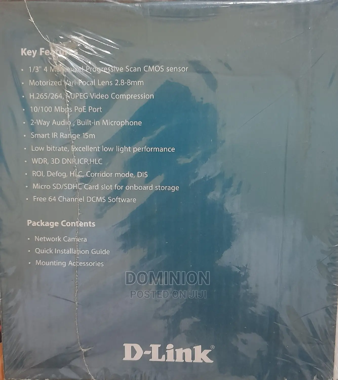 D-Link Dcs-F4624e Onvif 4mp IP Vari-Focal Dome CCTV Camera