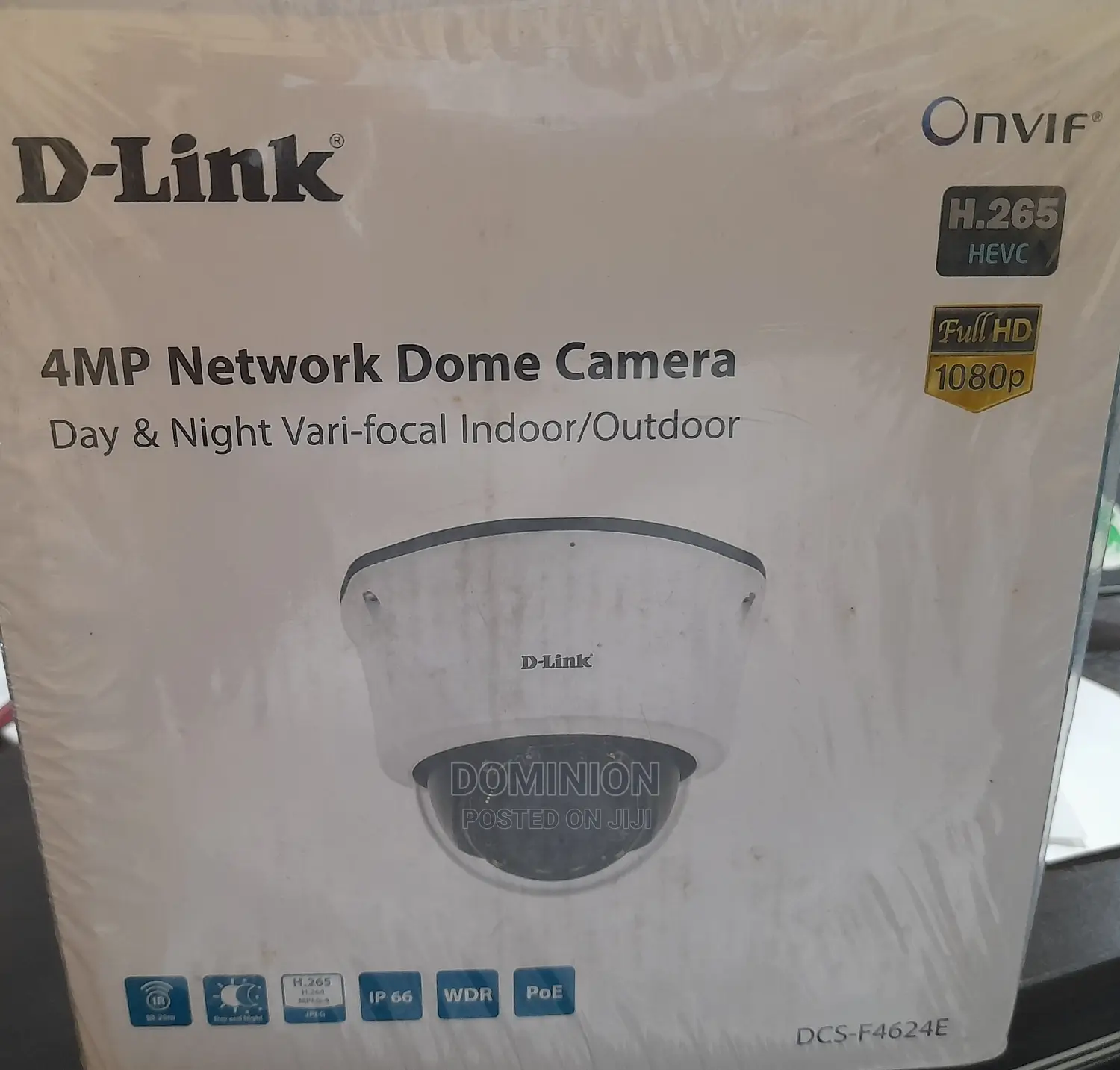 D-Link Dcs-F4624e Onvif 4mp IP Vari-Focal Dome CCTV Camera