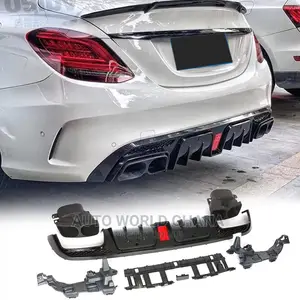 Mercedes Benz W205 Back Bumper Diffuser 2015-2020