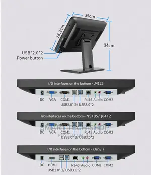 Touch Screen Pos Computers I5, 8GB, 128GB SSD, LAN, Wifi