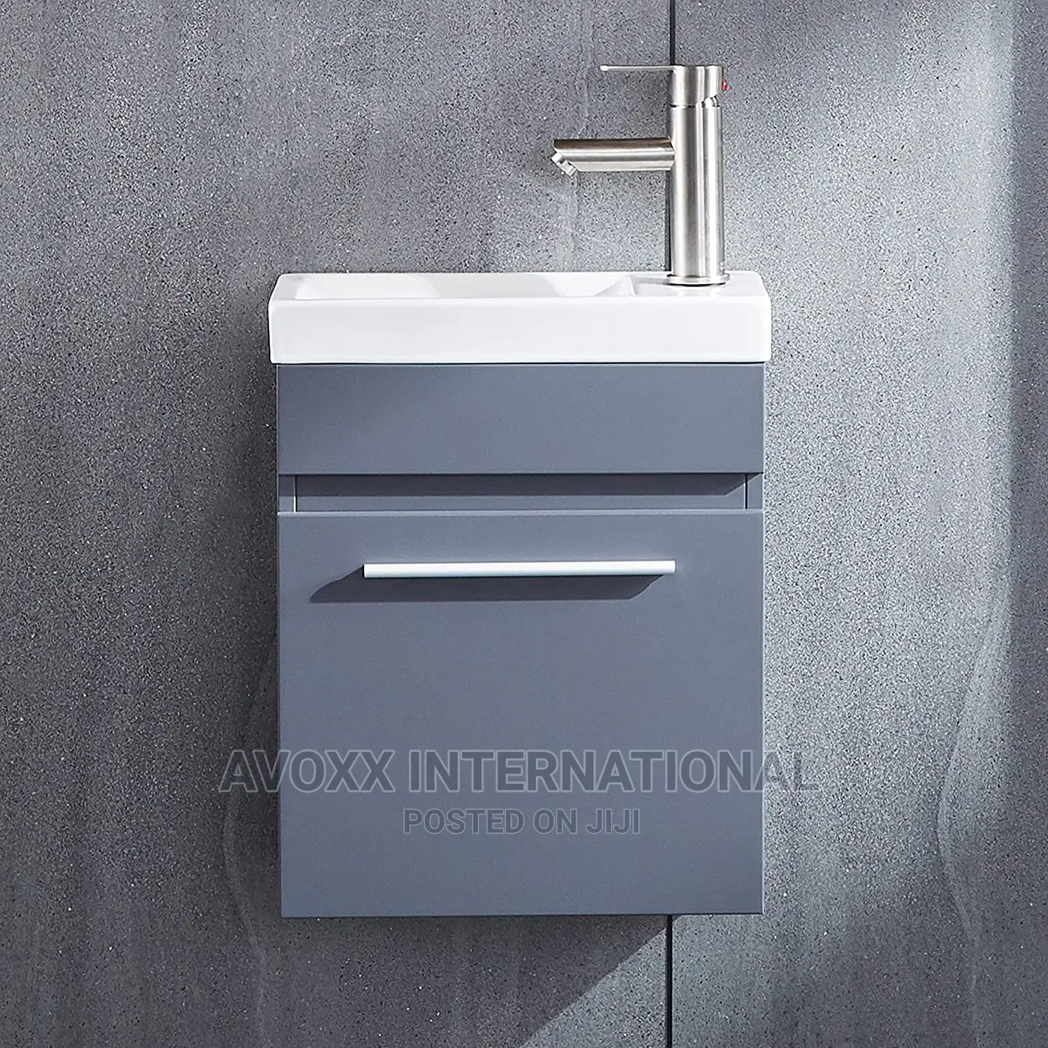 Delavin 16"Bathroom Vanity and Sink Combo W/ White Ceramic