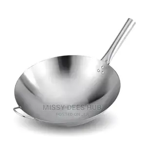 Very Large Stainless Steel Wok