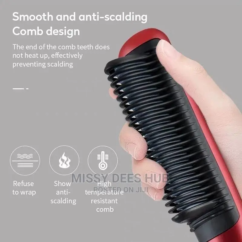 2 in 1 Hair Straightening Brush